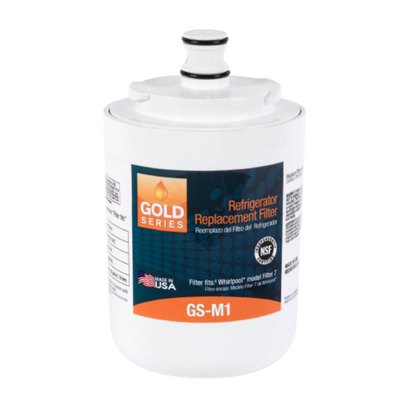 Gold Series GS-M1 Refrigerator Replacement Filter Fits Whirlpool Filter 7