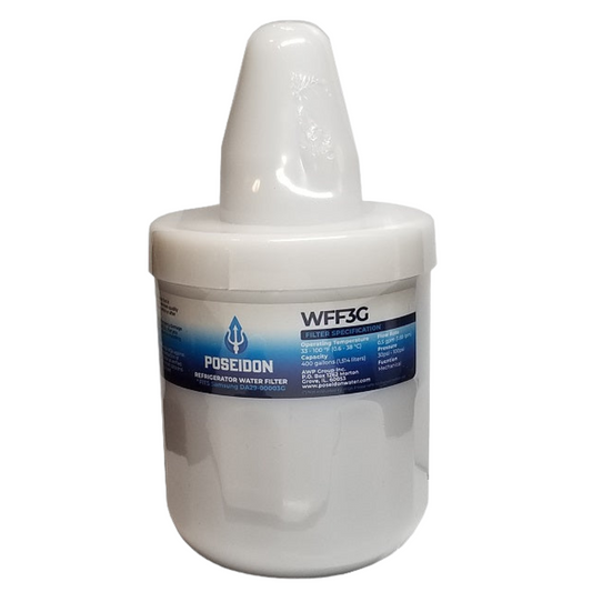 Poseidon WFF3G Refrigerator Water Filter Replacement Cartridge