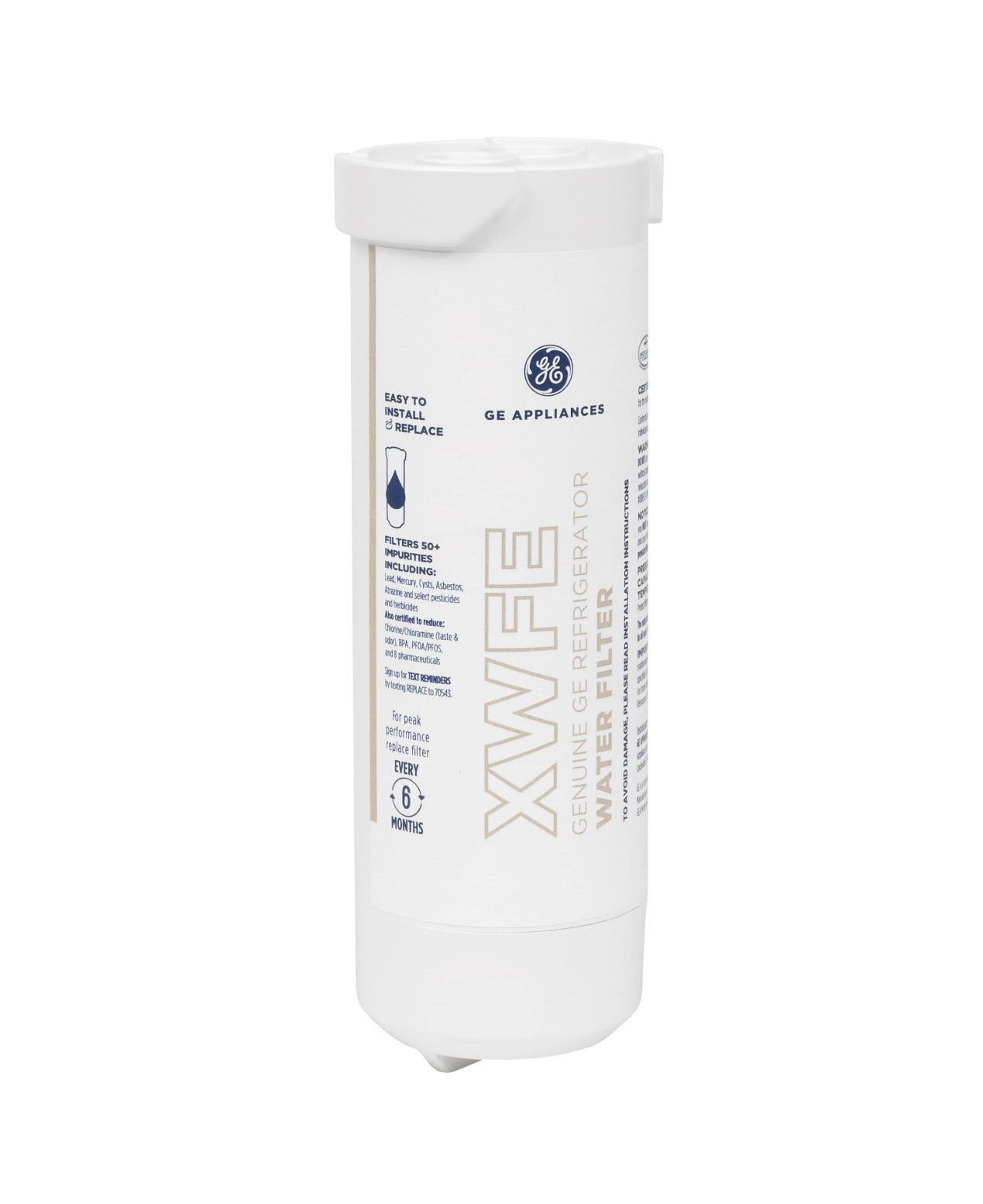 GE XWFE Refrigerator Water Filter Replacement Cartridge