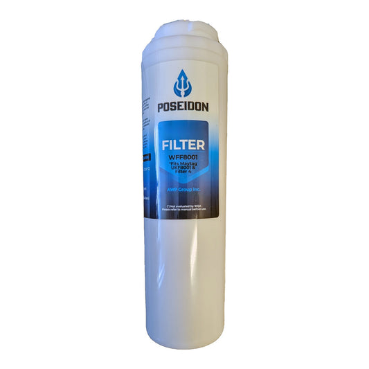 Poseidon WFF8001 Refrigerator Water Filter Replacement Cartridge